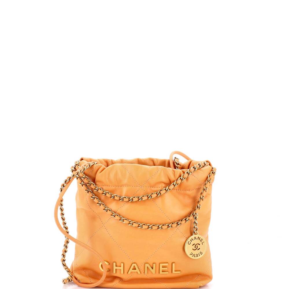 Chanel 22 Chain Hobo Quilted Calfskin #248386C48B